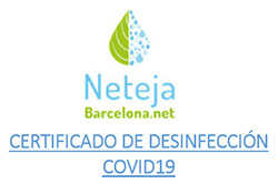 Clínica veterinaria con certificado de desinfección de Covid-19
